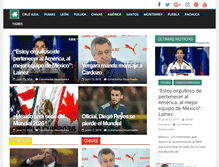 Tablet Screenshot of futbolpasion.mx